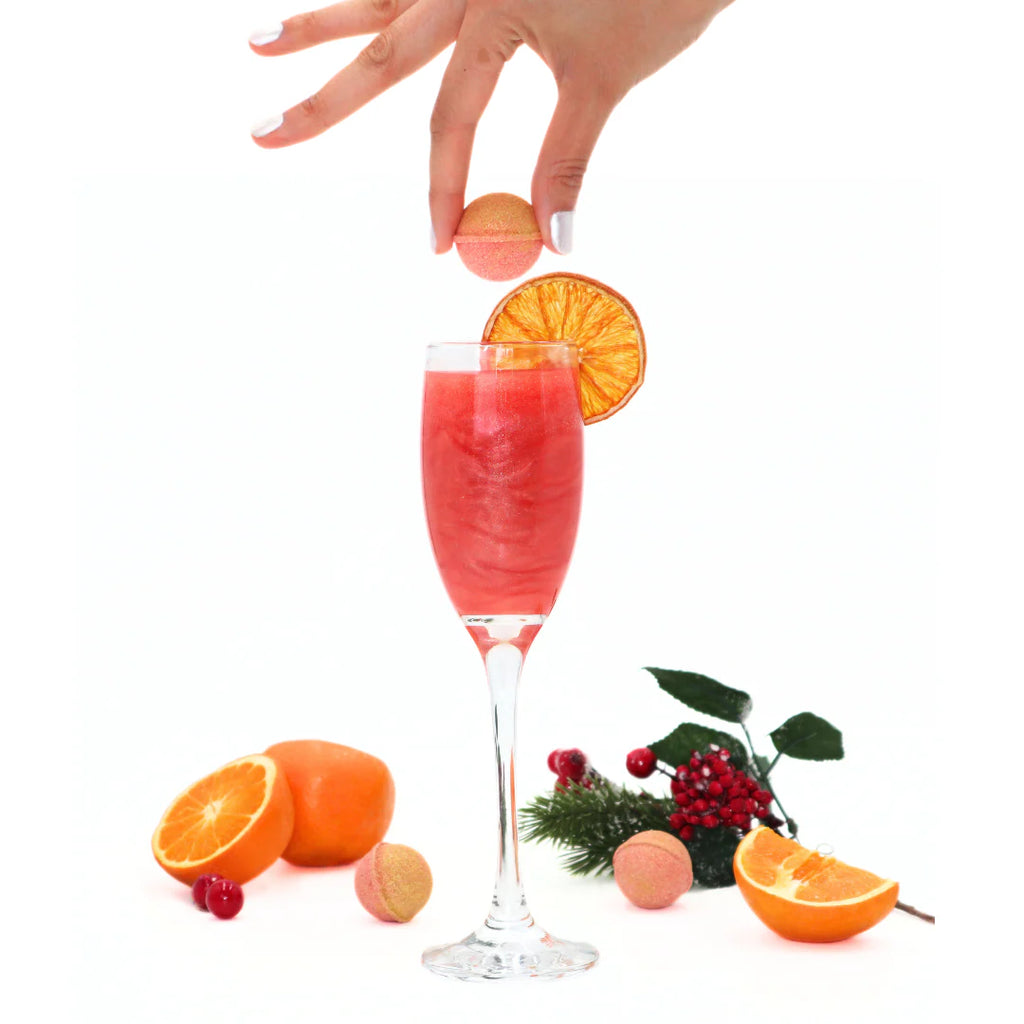 Cocktail Bombs- Cranberry Mimosa